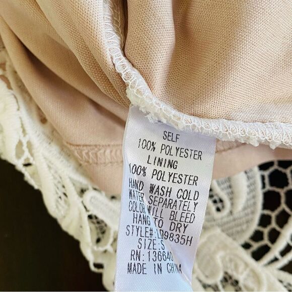 L’ATISTE by Amy White Crochet Lace Midi Dress Sz S - Picture 15 of 15